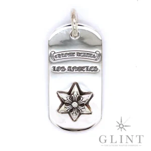 クロムハーツ DOG TAG RSD STAR/LA SILVER N/S